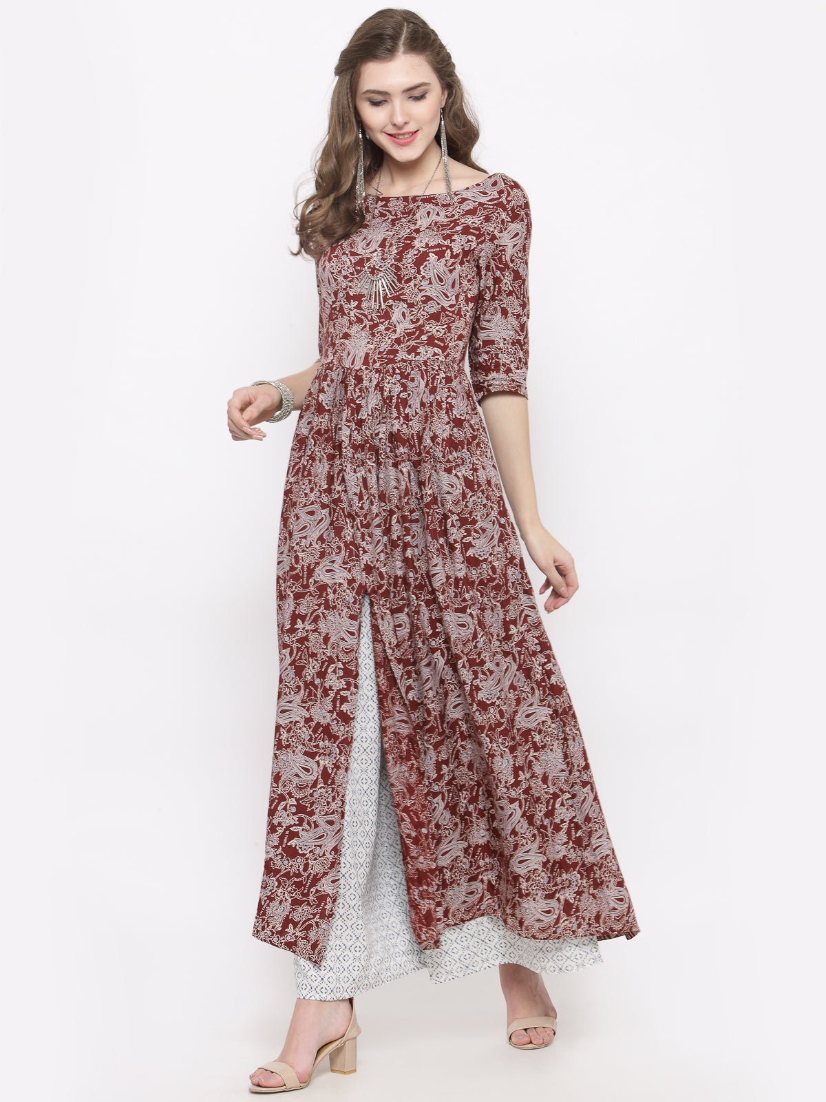 Slit Kurta with Palazzo