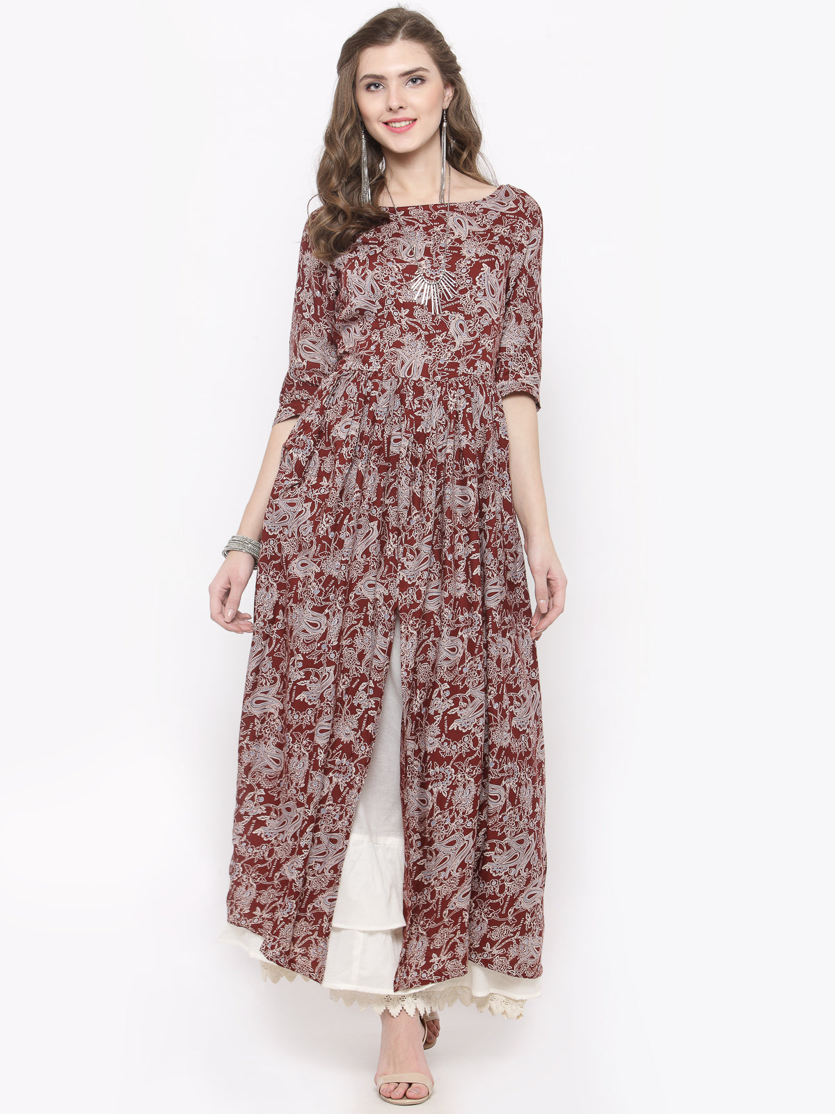 Slit Kurta with Palazzo