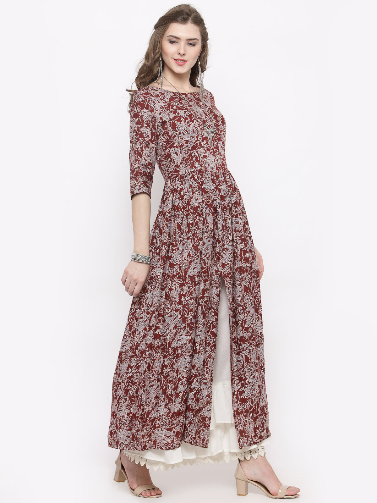 Slit Kurta with Palazzo