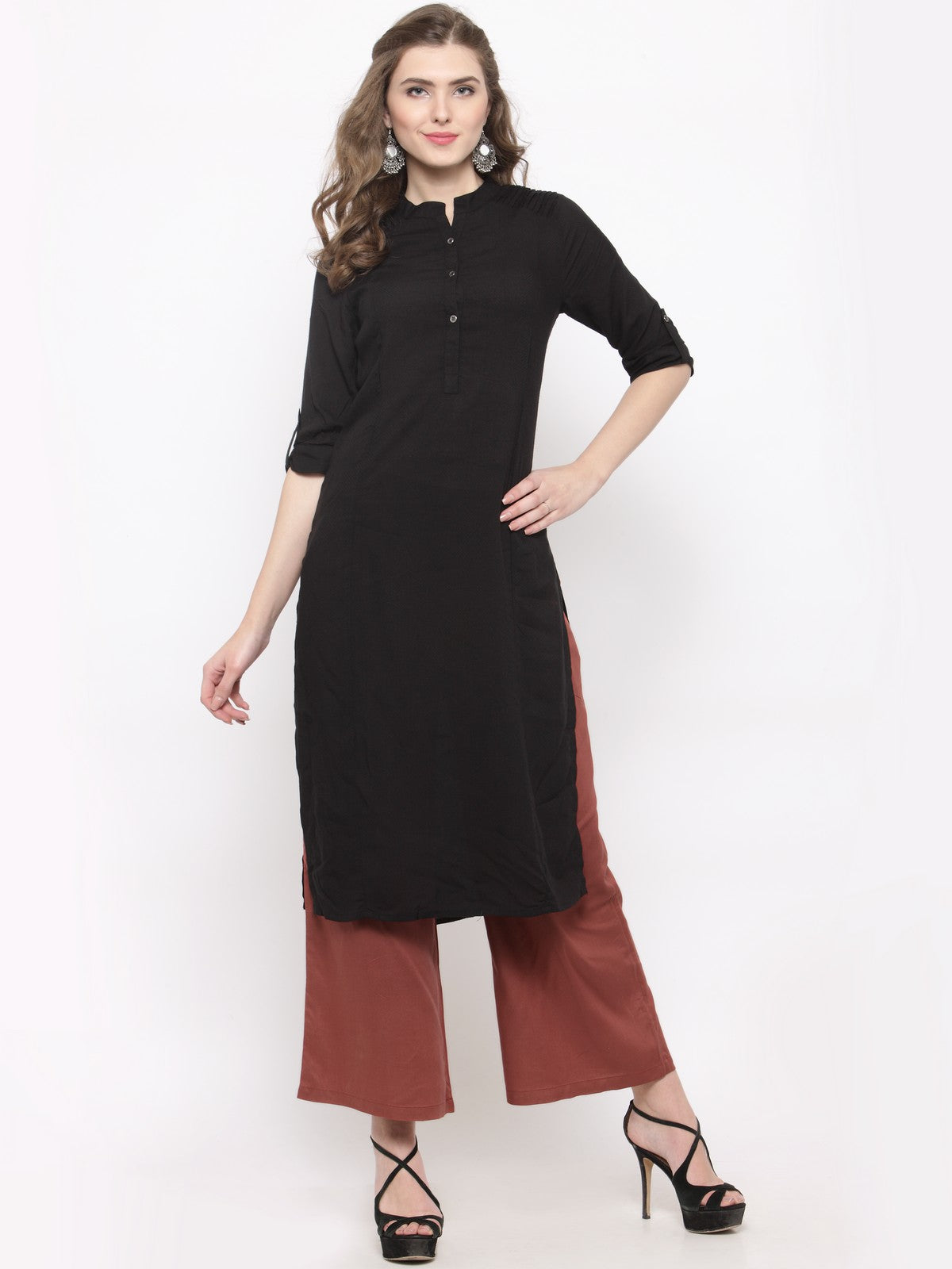 Straight Kurta with Palazzo