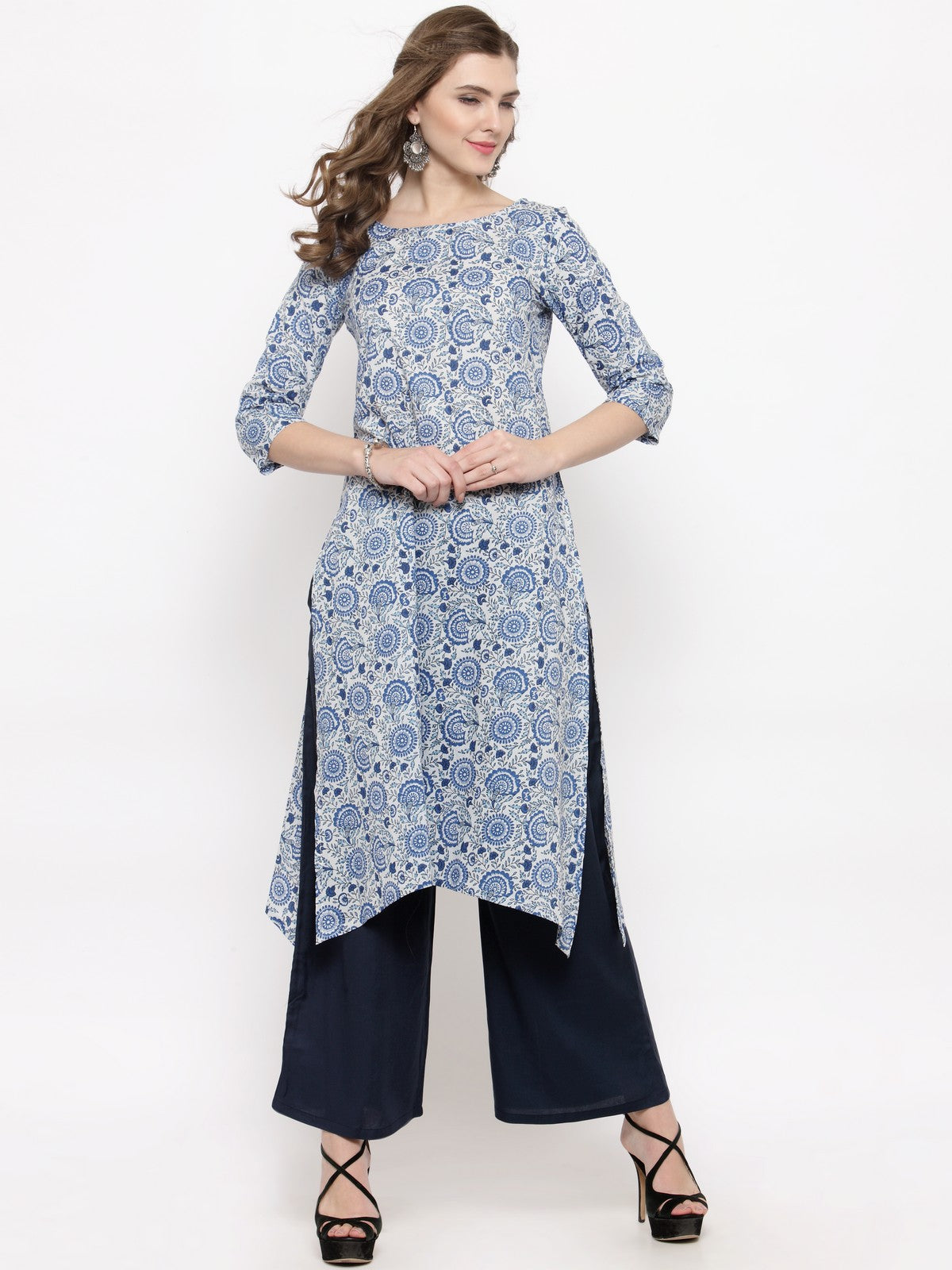 Print kurta with Palazzo