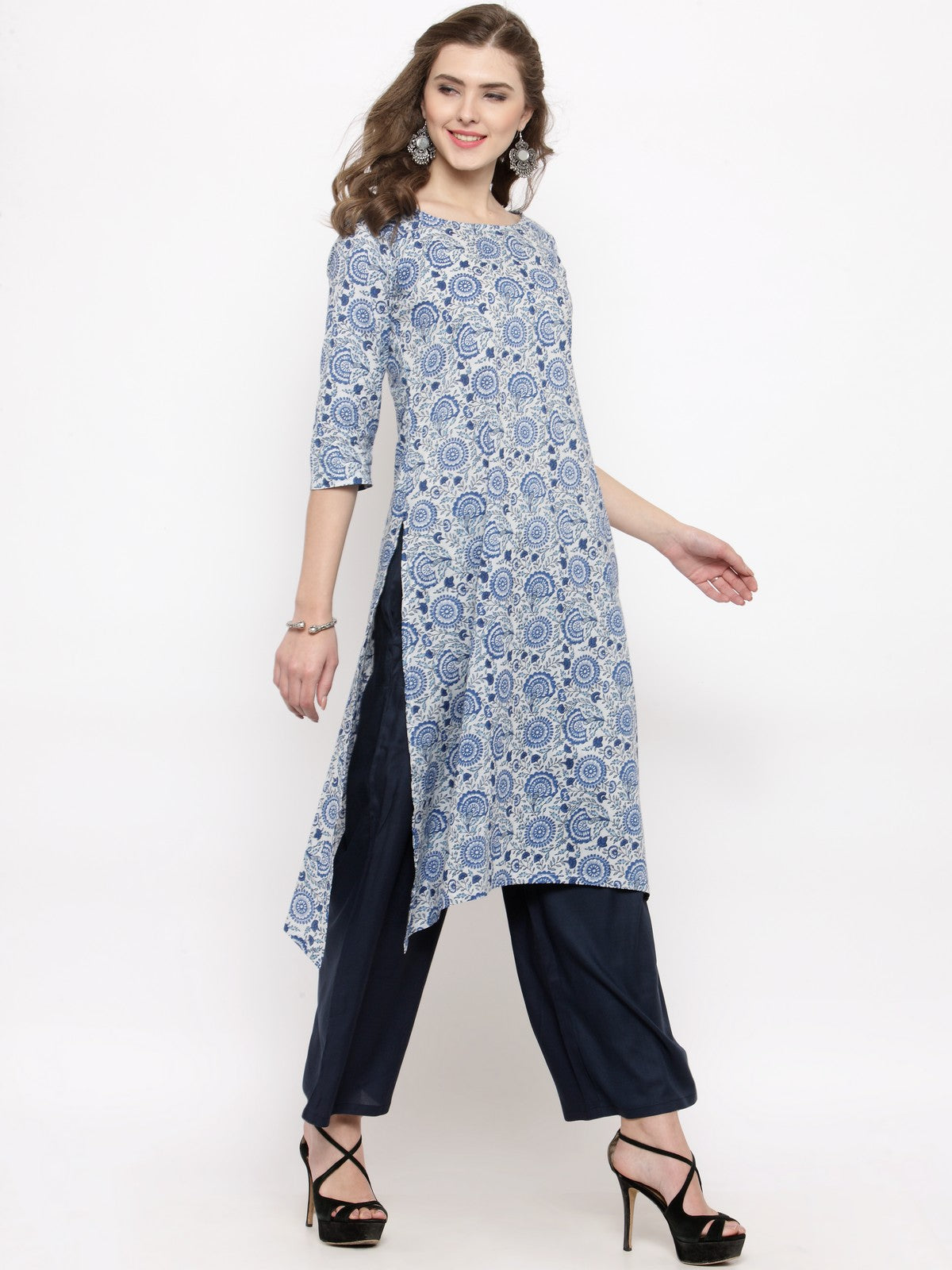 Print kurta with Palazzo
