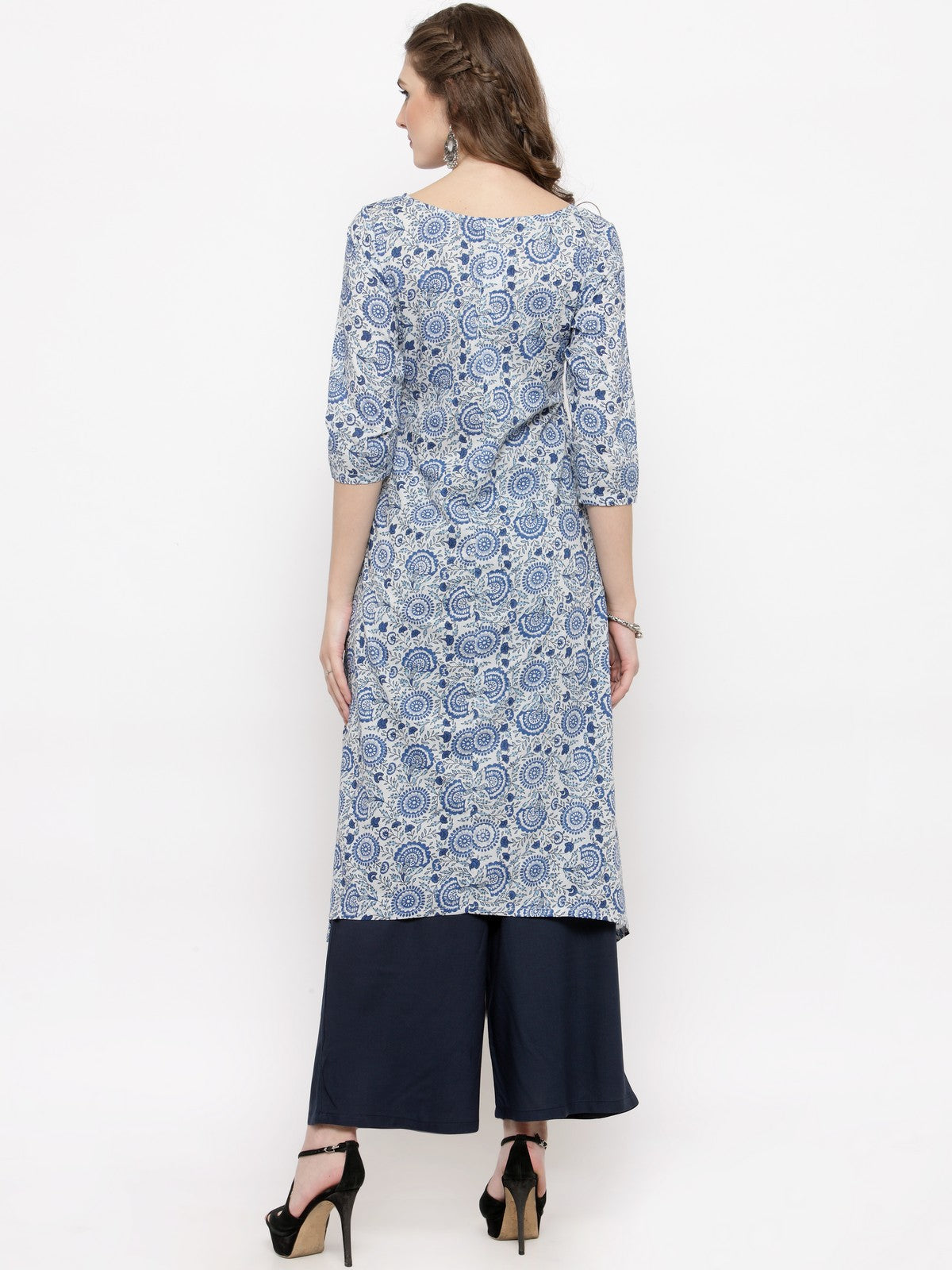 Print kurta with Palazzo