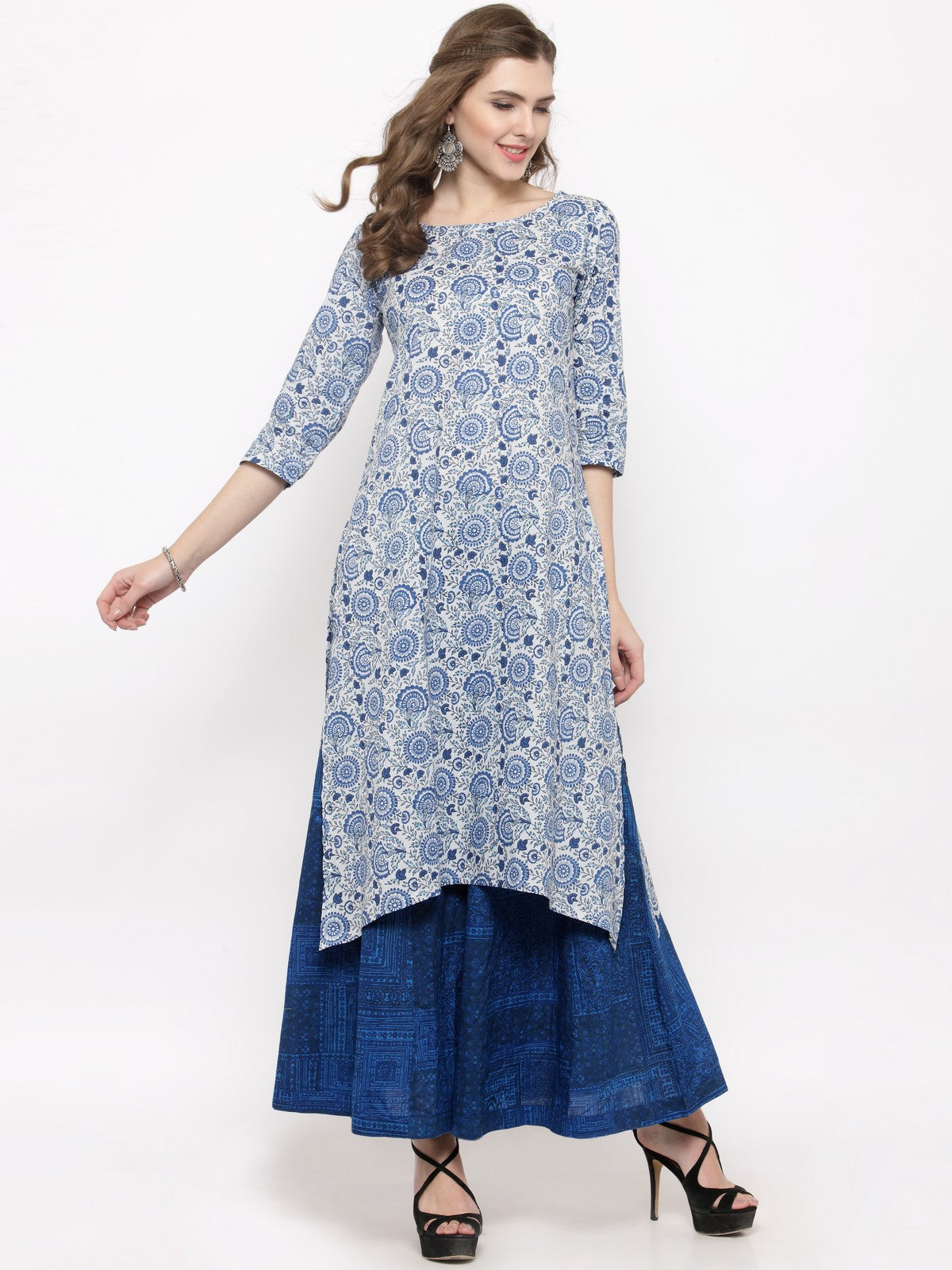 Print kurta with Palazzo