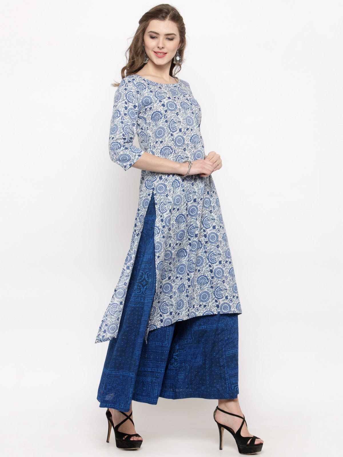 Print kurta with Palazzo
