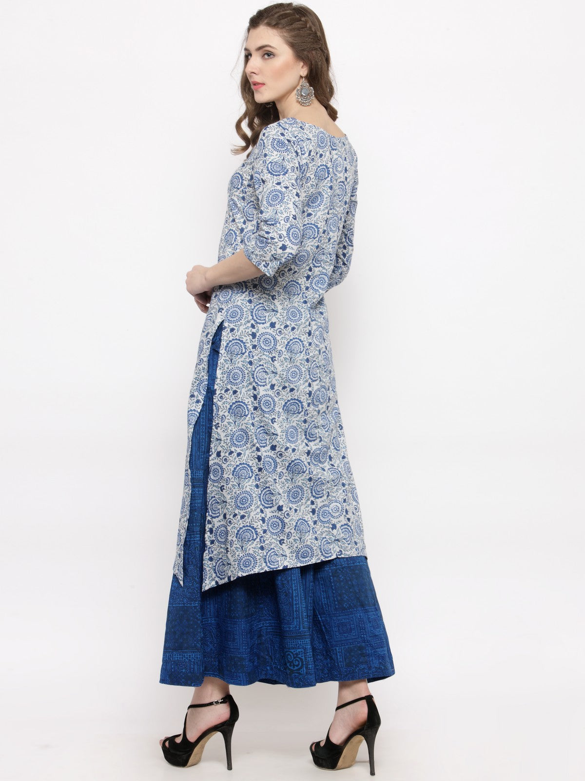 Print kurta with Palazzo