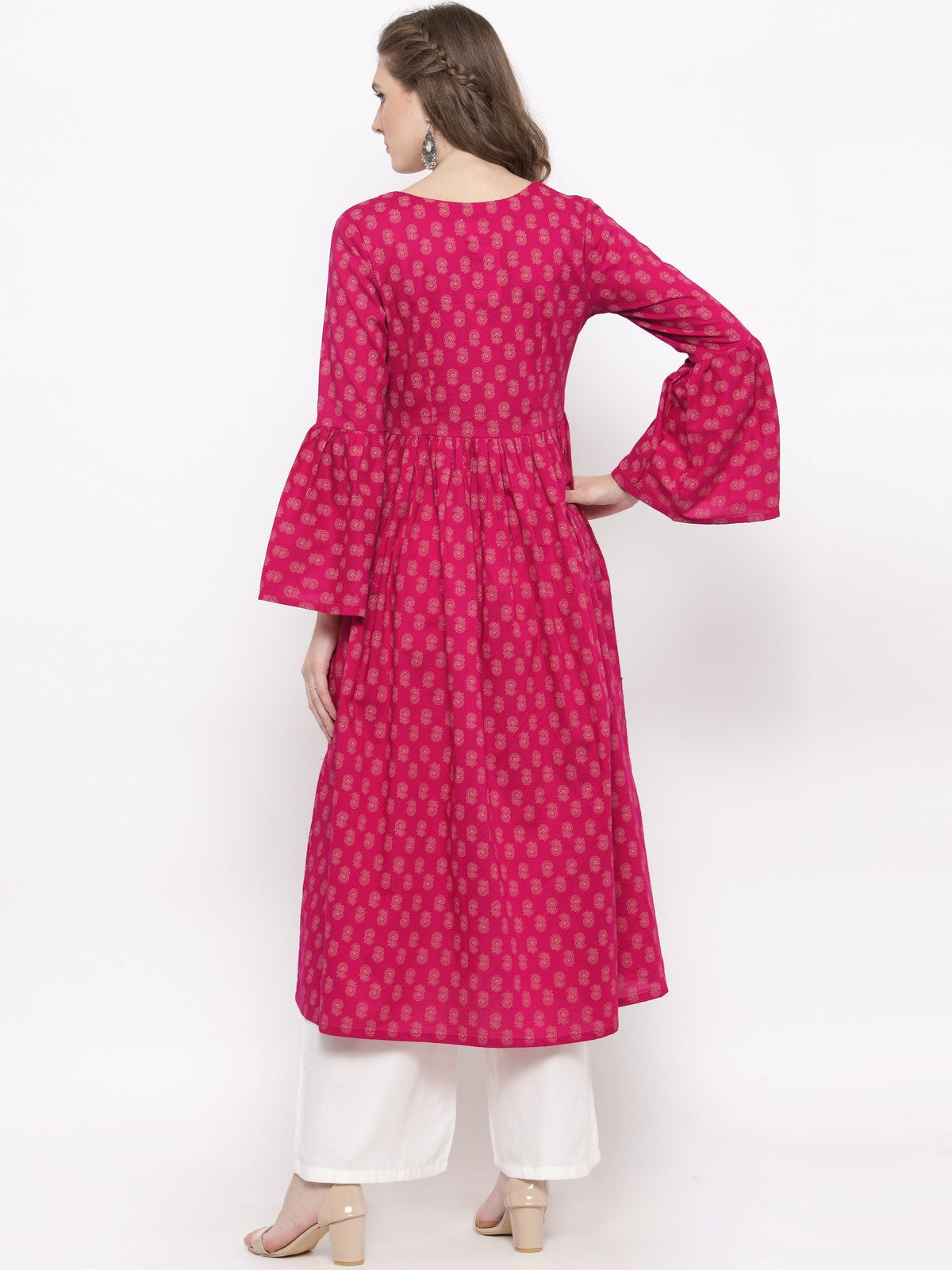 Bell sleeve Kurta with palazzo