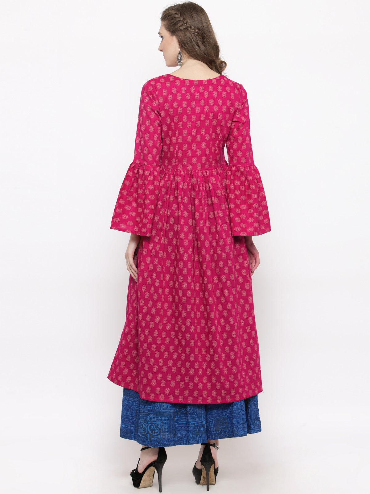 Bell sleeve Kurta with palazzo