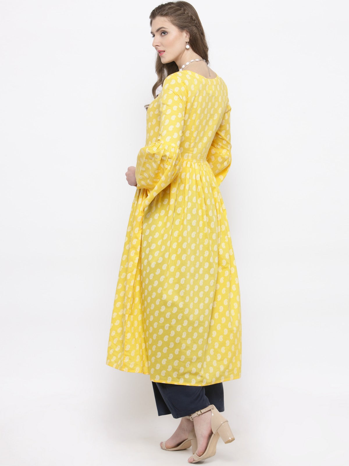 sleeve Kurta with palazzo
