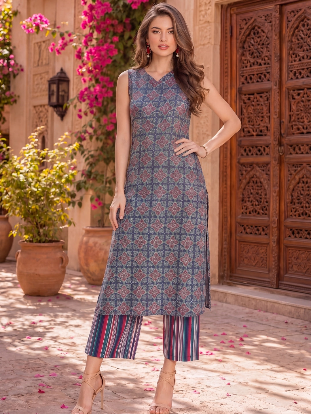 Cotton A-line Kurta