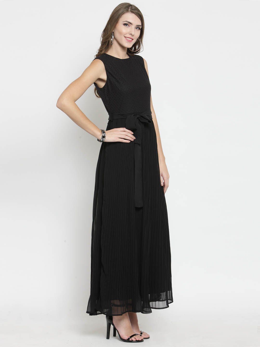 Women Pleated maxi dress