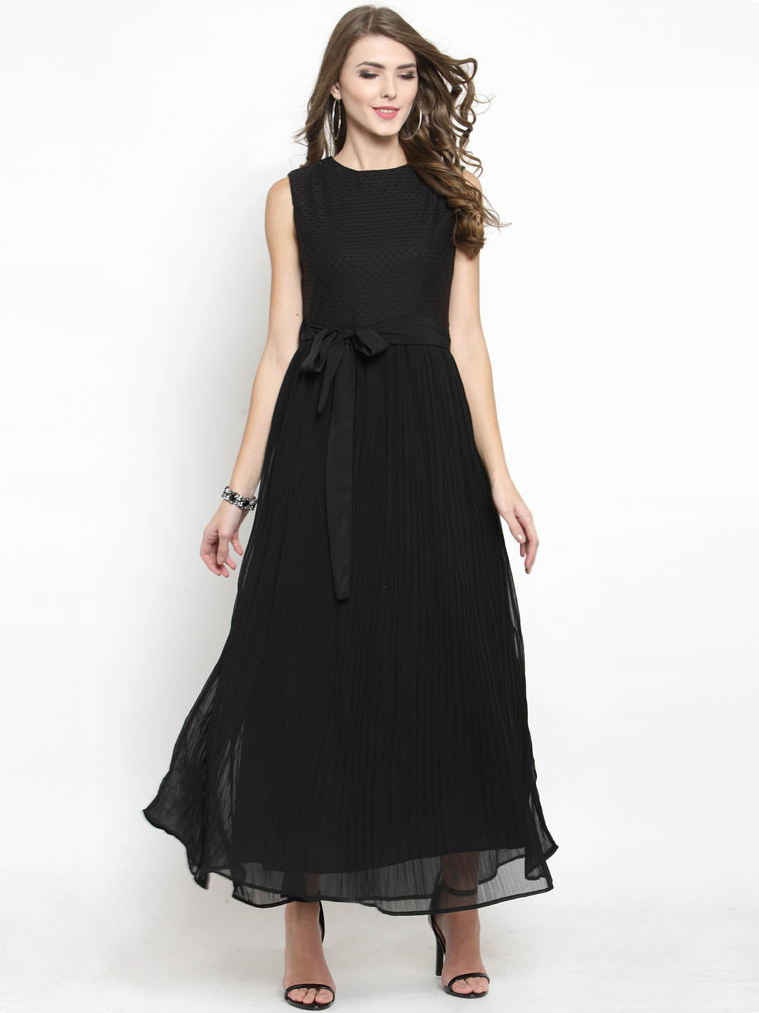 Women Pleated maxi dress
