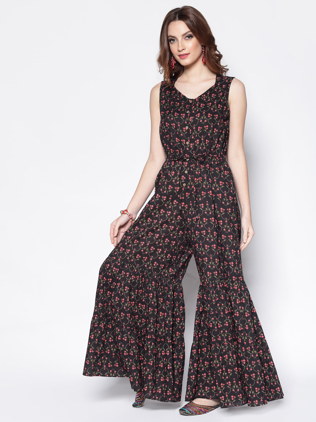 Tiered Jumpsuit