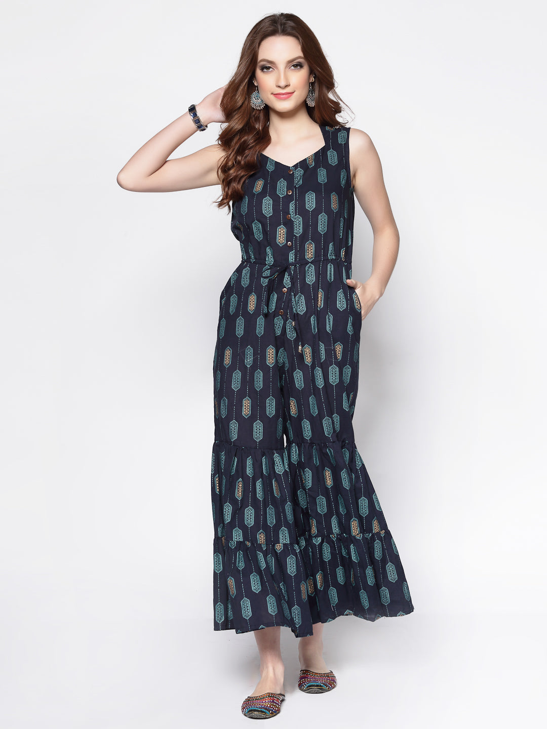 Tiered Jumpsuit
