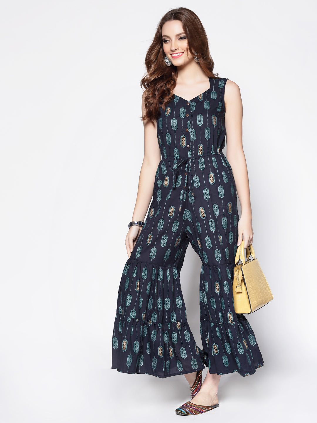Tiered Jumpsuit