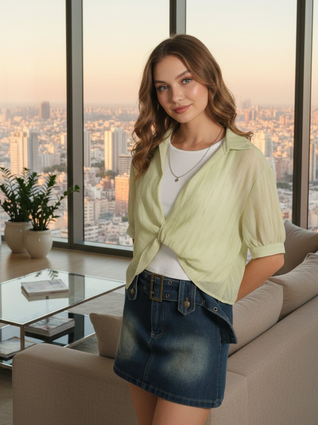 Sera Women Korean Top With Inner