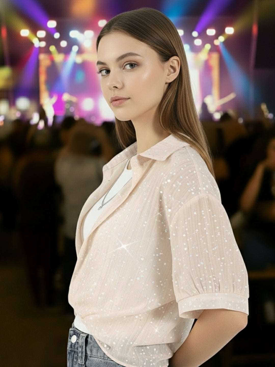Shimmer inner with Party Top