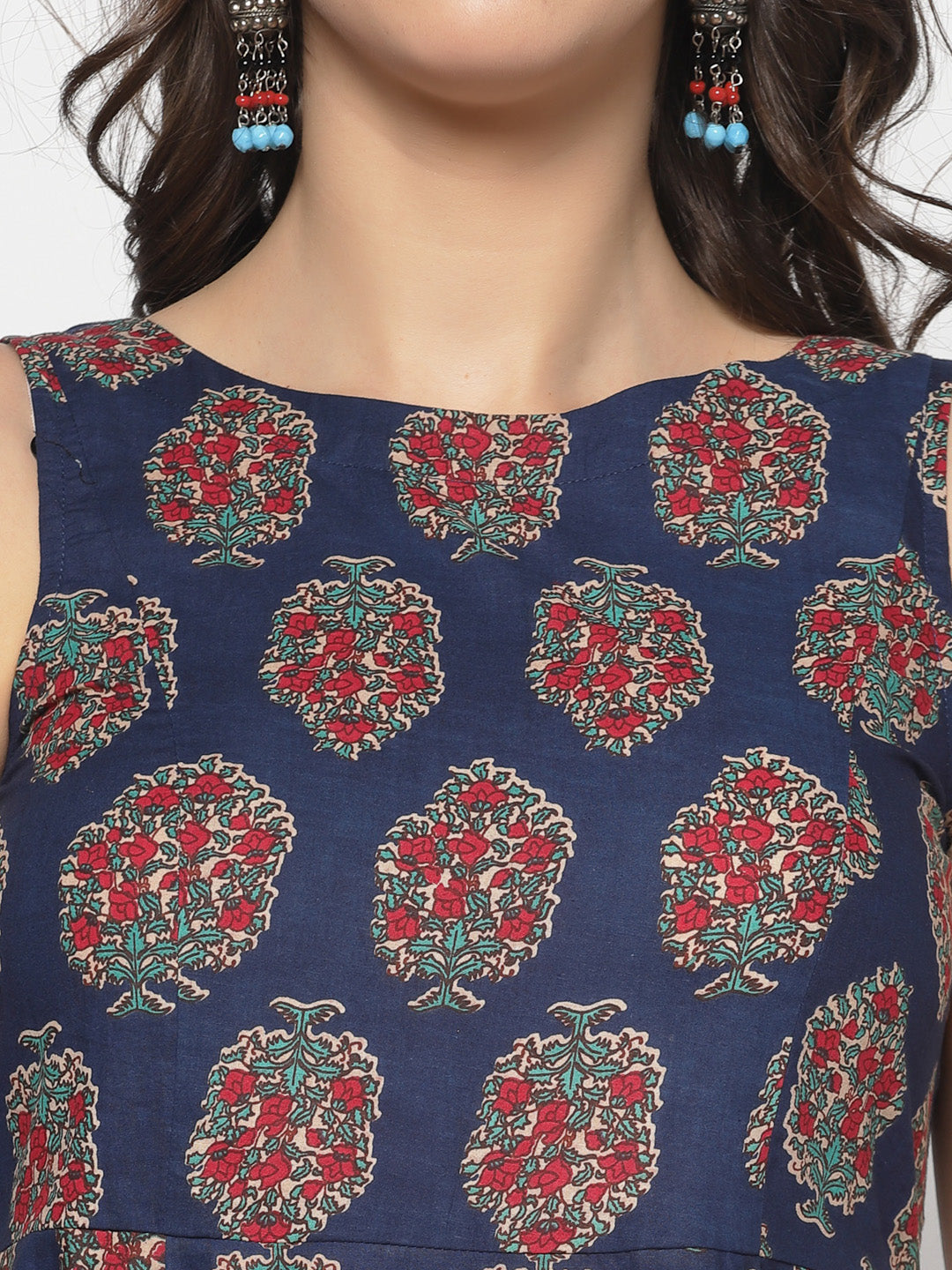 Flarred Sleeveless Dress