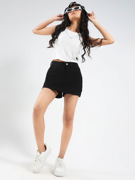 Denim Skort