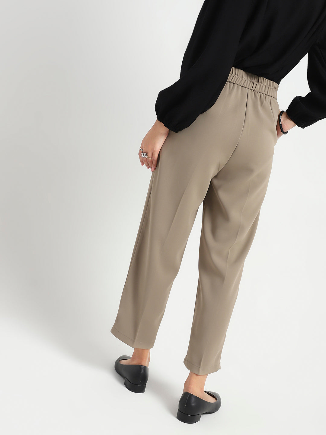 Korean High Rise Pleated Trouser