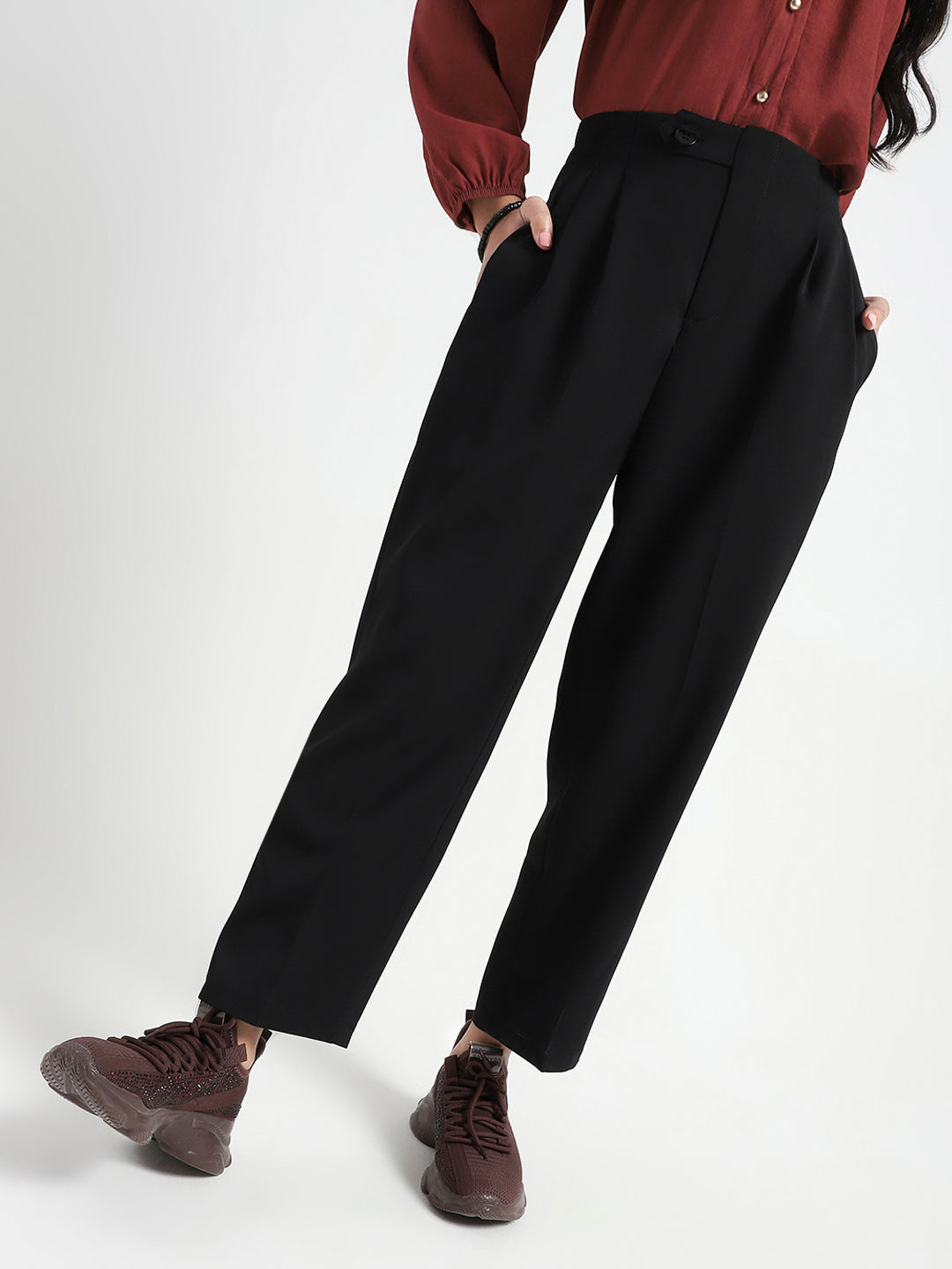 Korean High Rise Pleated Trouser
