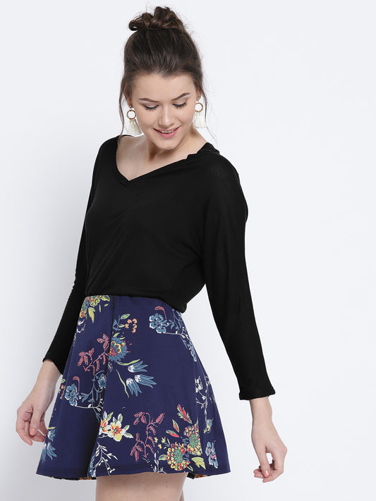 V neck Slub Dolman tee