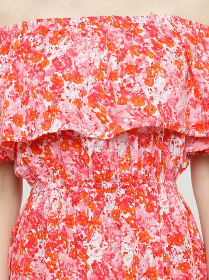 Knee long Off shoulder dress