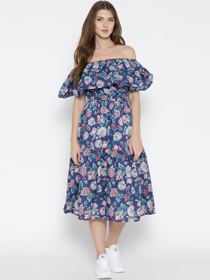 Fit & Flare Midi Dress