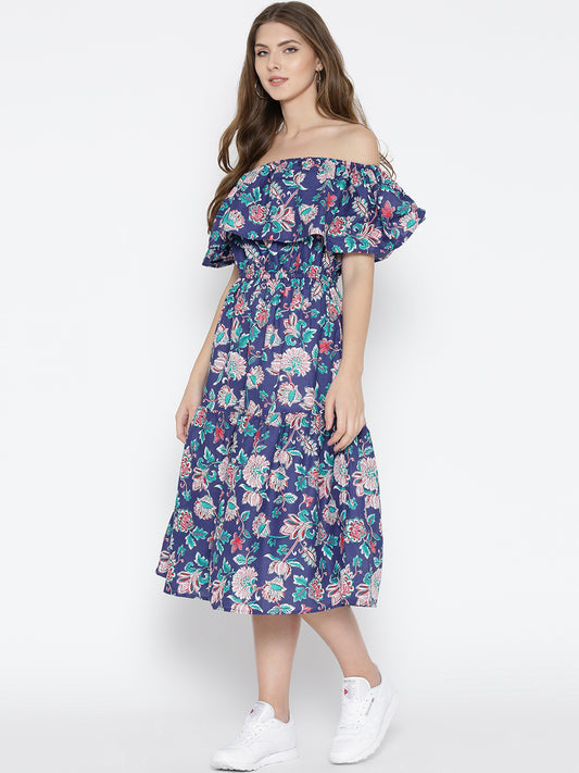 Fit & Flare Midi Dress