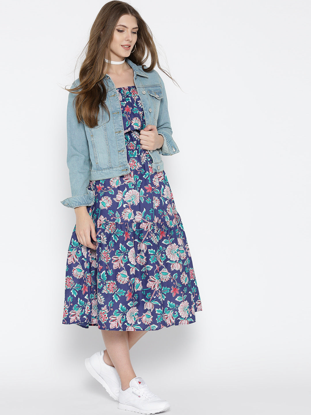 Fit & Flare Midi Dress