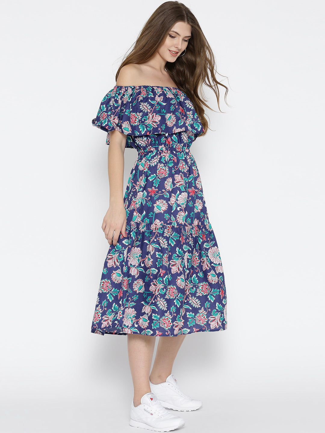 Fit & Flare Midi Dress