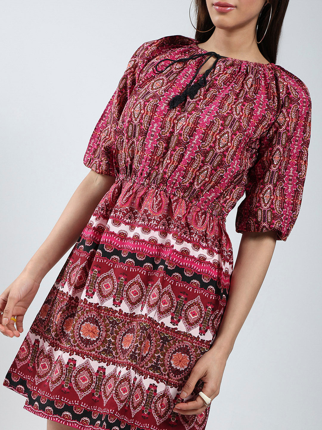 Printed Tailored Dress