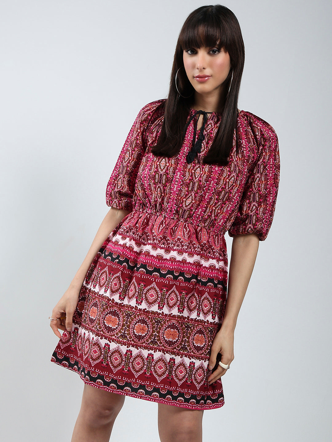 Printed Tailored Dress