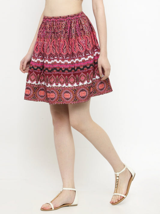 Multicolor printed Skirt