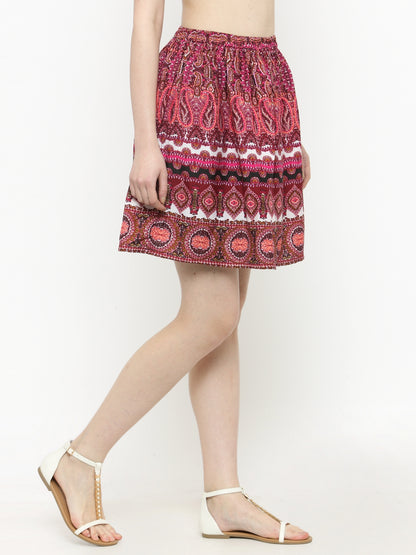 Multicolor printed Skirt