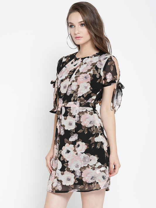 Printed A Line dress