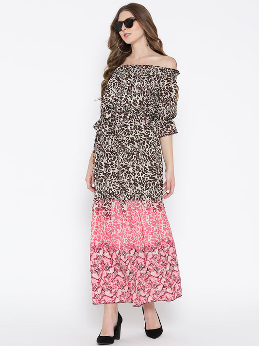 Off Shoulder Maxi Dress