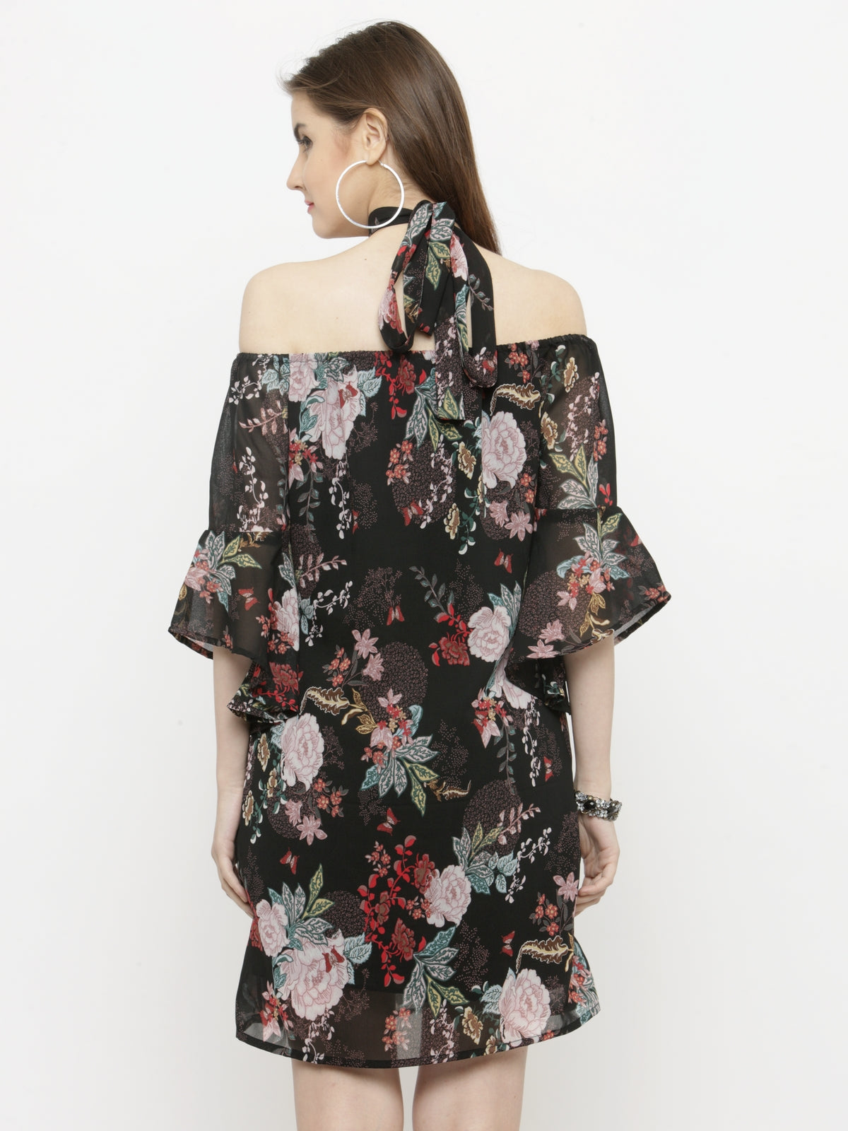 Off-Shoulder A-Line Dress