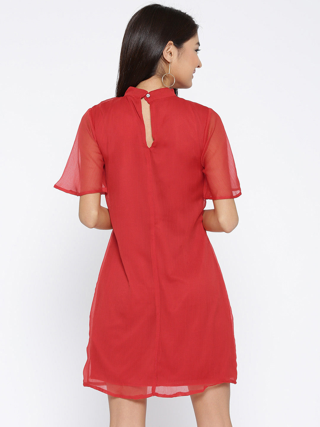 Choker neck dress