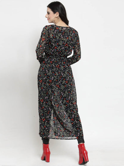 Maxi Long Printed shrug