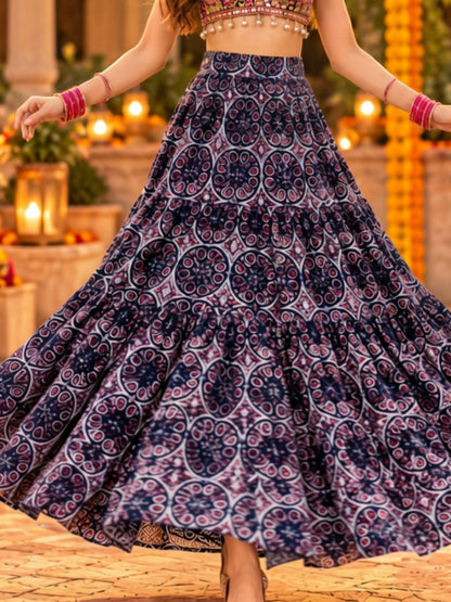 Cotton Garba & Dandiya Skirt