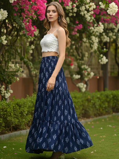 Sera Cotton Bohemian Maxi Party Skirts