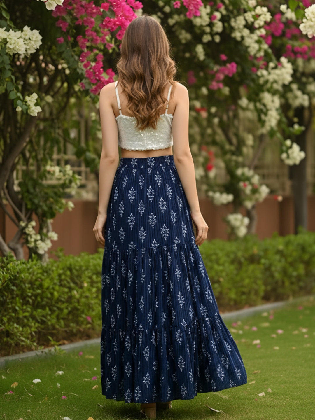Sera Cotton Bohemian Maxi Party Skirts