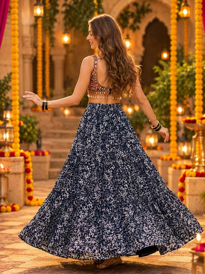 Cotton Garba & Dandiya Skirt