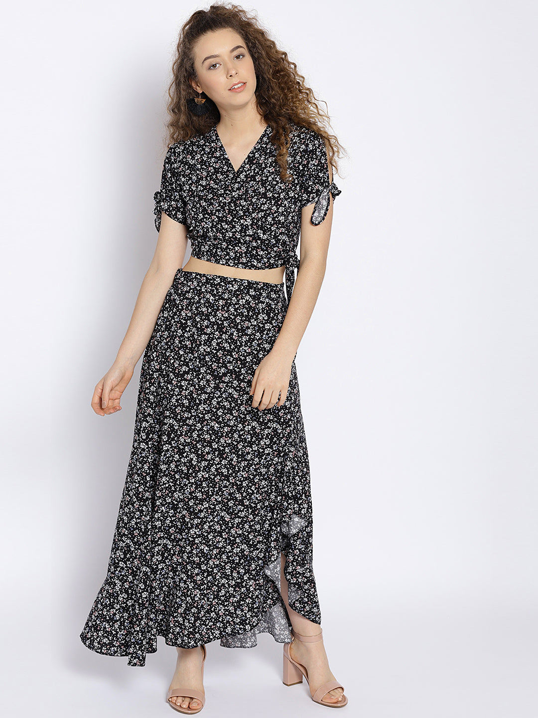 Black Polka Print Co-Set