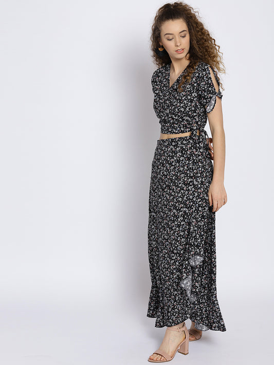 Black Polka Print Co-Set