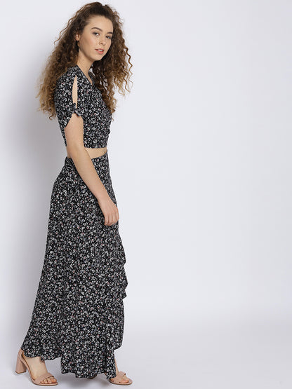 Black Polka Print Co-Set