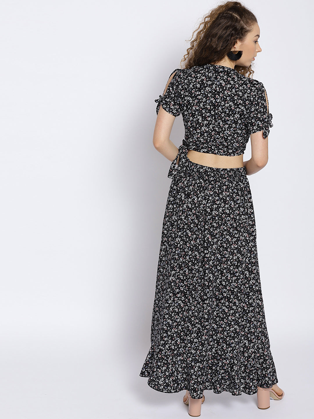 Black Polka Print Co-Set