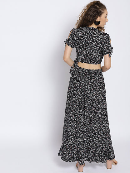 Black Polka Print Co-Set