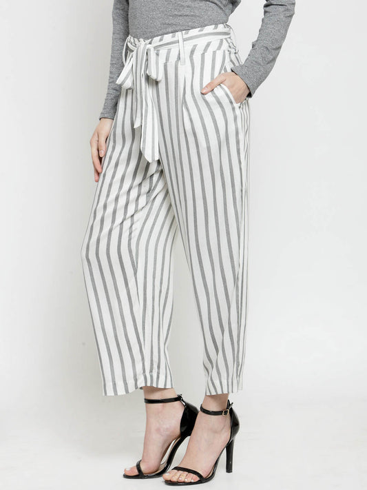 Striped Print Trouser